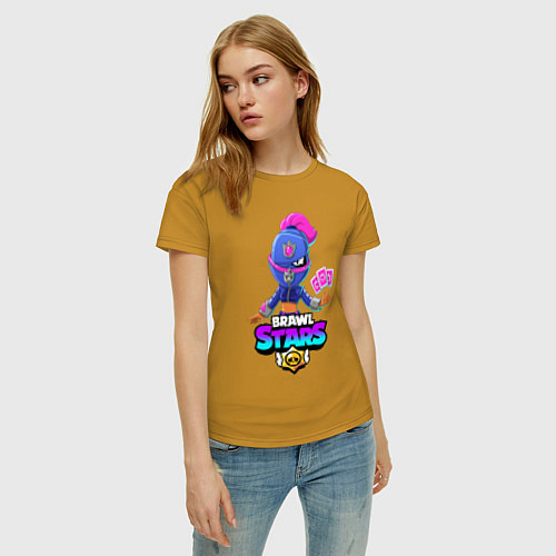 Женская футболка BRAWL STARS TARA / Горчичный – фото 3