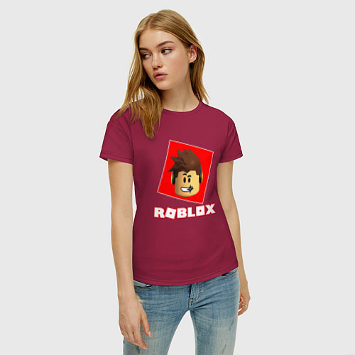 Женская футболка ROBLOX / Маджента – фото 3