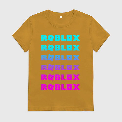 Женская футболка ROBLOX / Горчичный – фото 1