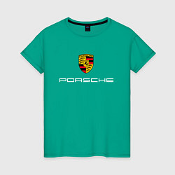 Женская футболка PORSCHE