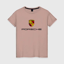 Женская футболка PORSCHE