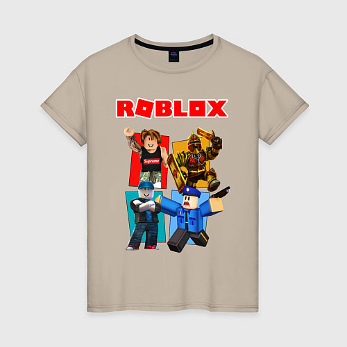 Женская футболка ROBLOX / Миндальный – фото 1