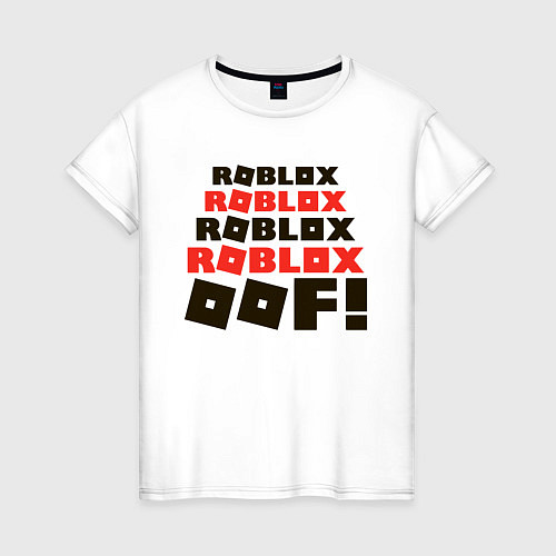 Женская футболка ROBLOX / Белый – фото 1