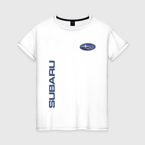 Женская футболка SUBARU / Белый – фото 1