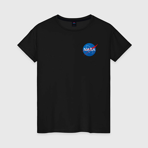 Женская футболка NASA / Черный – фото 1
