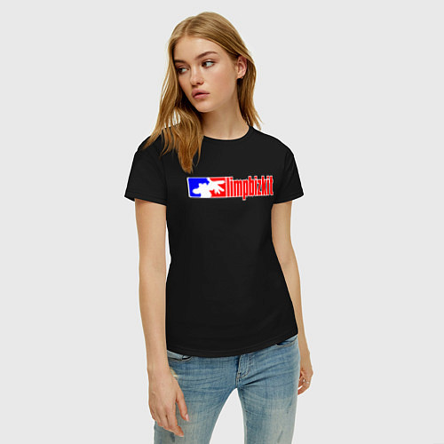 Женская футболка LIMP BIZKIT / Черный – фото 3
