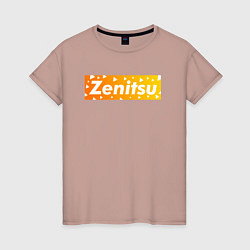 Футболка хлопковая женская ZENITSU, цвет: пыльно-розовый