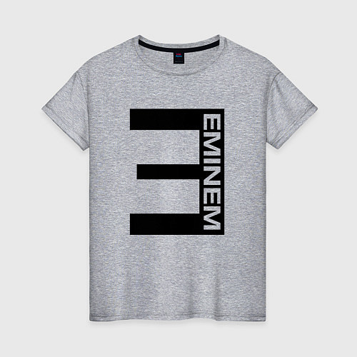 Женская футболка EMINEM / Меланж – фото 1
