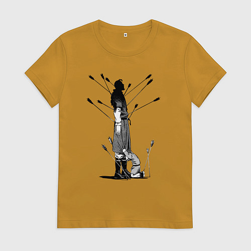 Женская футболка Vinland saga / Горчичный – фото 1