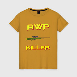 Женская футболка AWP killer 2