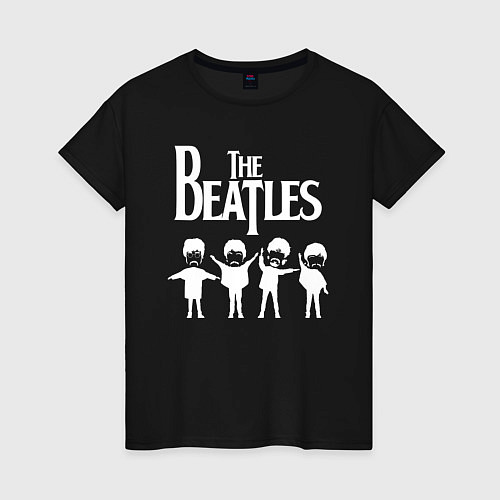 Женская футболка Beatles / Черный – фото 1