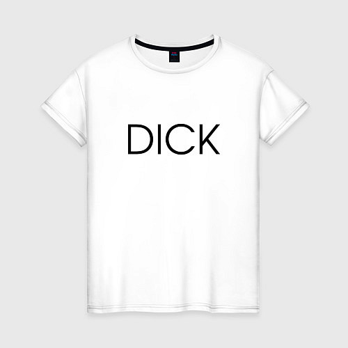Женская футболка DICK / Белый – фото 1