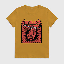 Женская футболка Metallica