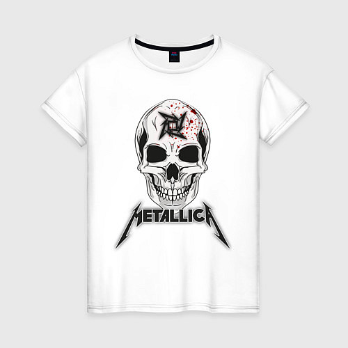 Женская футболка Metallica / Белый – фото 1