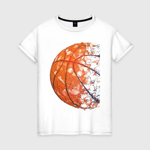 Женская футболка BasketBall Style / Белый – фото 1