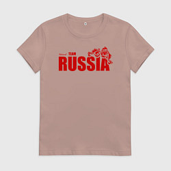 Женская футболка Russia
