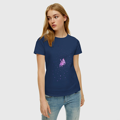 Женская футболка BoJack Horseman / Тёмно-синий – фото 3