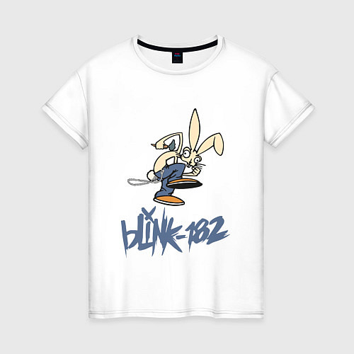 Женская футболка BLINK-182 / Белый – фото 1