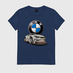 Женская футболка BMW оскал