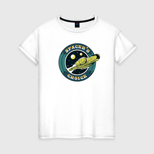 Женская футболка Spacer's Choice / Белый – фото 1
