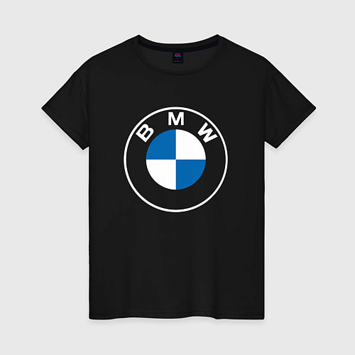 Женская футболка BMW LOGO 2020 / Черный – фото 1