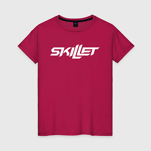 Женская футболка Skillet / Маджента – фото 1