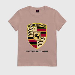 Женская футболка PORSCHE
