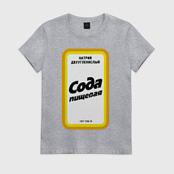Женская футболка Сода пищевая