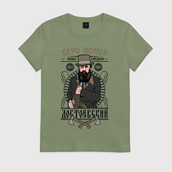 Женская футболка Достоевский: бери топор