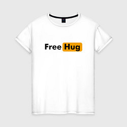 Женская футболка FREE HUG