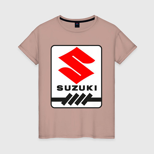 Женская футболка Suzuki / Пыльно-розовый – фото 1