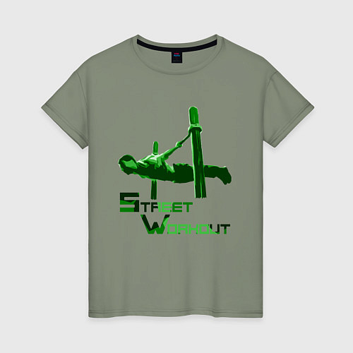 Женская футболка Street Workout Ласточка / Авокадо – фото 1