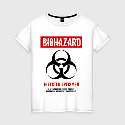 Женская футболка Biohazard