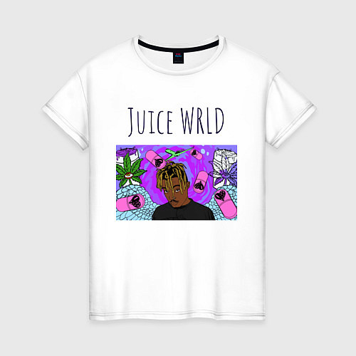 Женская футболка Juice WRLD / Белый – фото 1