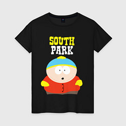 Футболка хлопковая женская SOUTH PARK, цвет: черный