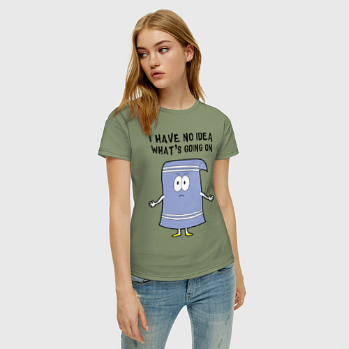 Женская футболка South Park, Полотенчик / Авокадо – фото 3
