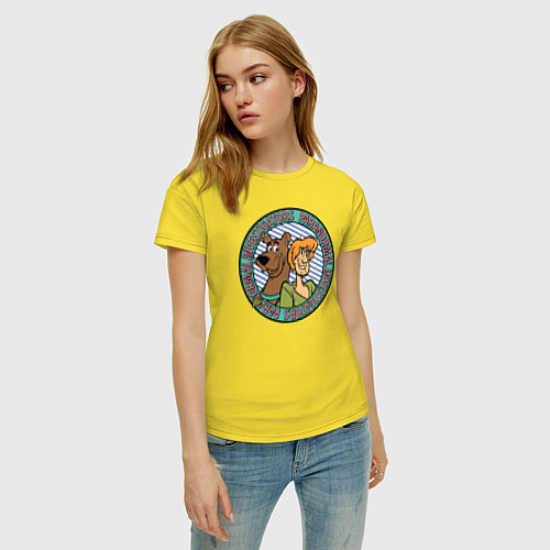 Женская футболка Scooby-Doo / Желтый – фото 3