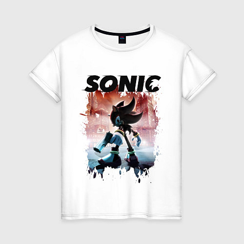 Женская футболка SONIC / Белый – фото 1