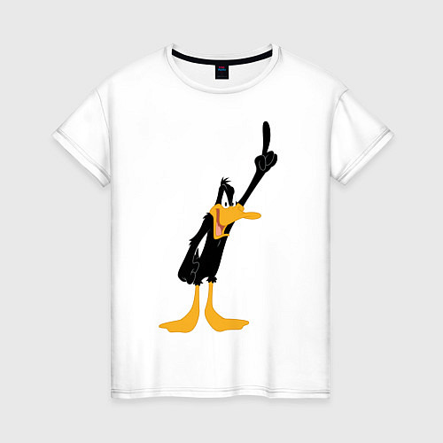 Женская футболка Даффи Дак / Белый – фото 1