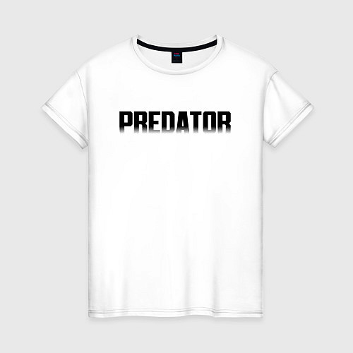 Женская футболка PREDATOR / Белый – фото 1