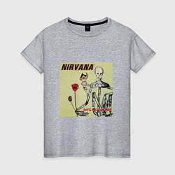 Футболка хлопковая женская NIRVANA, цвет: меланж