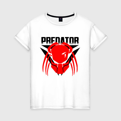 Женская футболка PREDATOR / Белый – фото 1