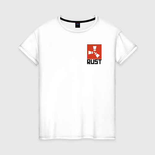 Женская футболка RUST / Белый – фото 1