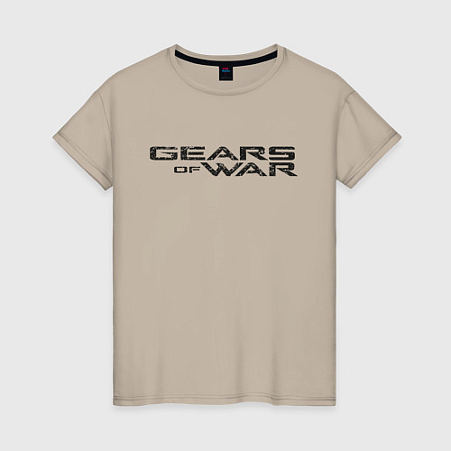 Женская футболка Gears / Миндальный – фото 1