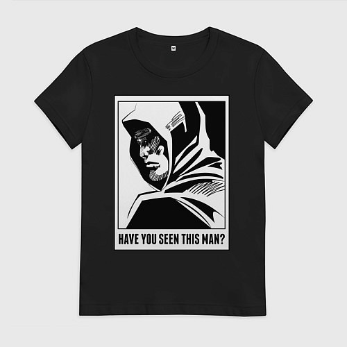 Женская футболка The Hood / Черный – фото 1