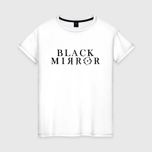 Женская футболка Black Mirror / Белый – фото 1