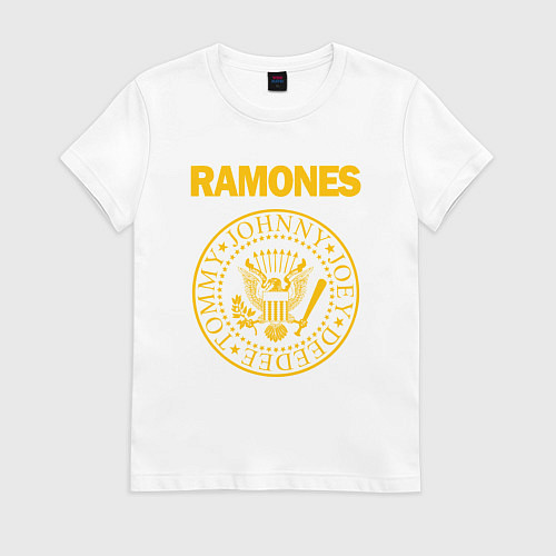 Женская футболка RAMONES / Белый – фото 1