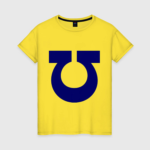 Женская футболка Ультрадесант (Ultramarines) / Желтый – фото 1