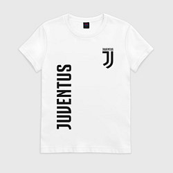 Футболка хлопковая женская JUVENTUS, цвет: белый