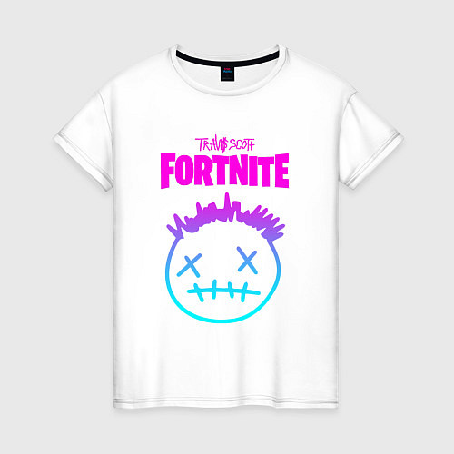 Женская футболка TRAVIS SCOTT X FORTNITE / Белый – фото 1